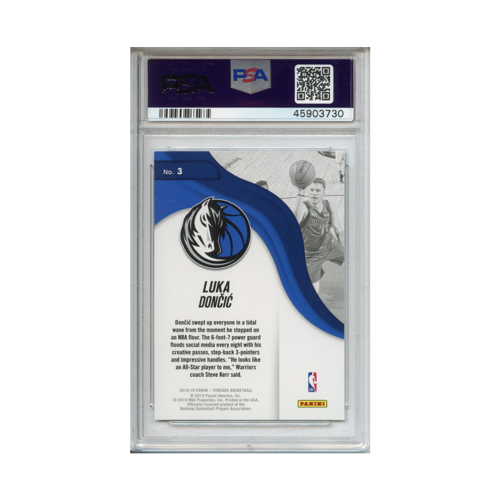 Luka-Doncic-Next-Wave-2018-Panini-Threads-PSA-10-Rückseite
