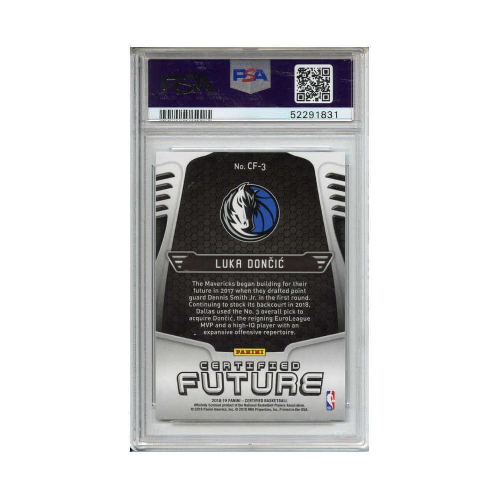 Luka-Doncic-Certified-Future-2018-Panini-Certified-PSA-10-Rückseite