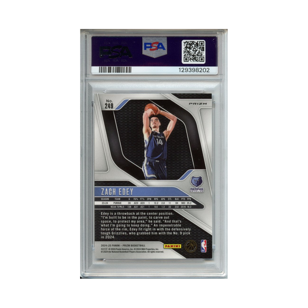 Zach-Edey-Tiger-Stripes-Choice-2024-Prizm-PSA-9-Rückseite