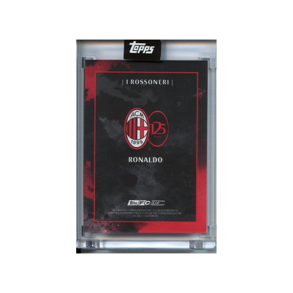 Ronaldo-AC-Milan-125-Anniversario-Rainbow-/5-2024-Topps-Rückseite