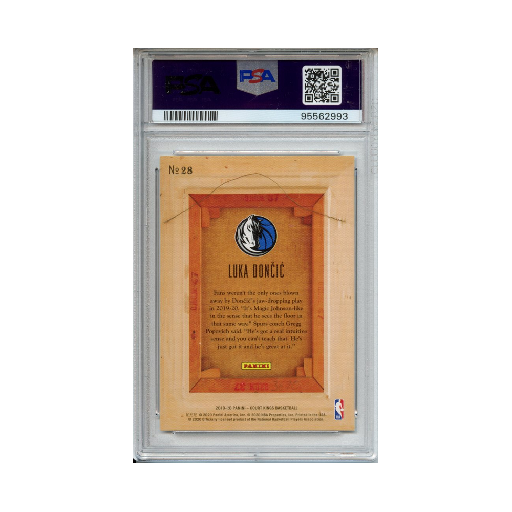 Luka-Doncic-Blank-Slate-2019-Panini-Court-Kings-PSA-9-Rückseite