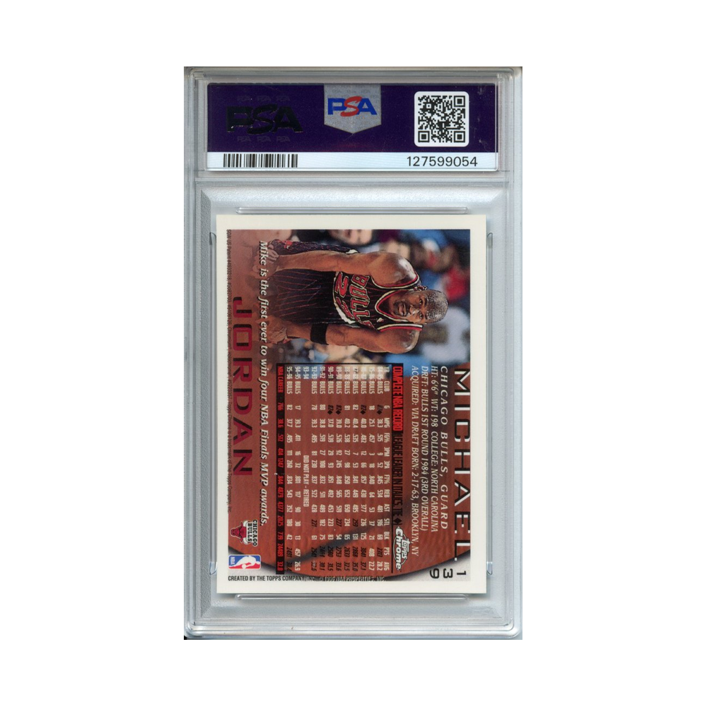 Michael-Jordan-1996-Topps-Chrome-PSA-8-Rückseite