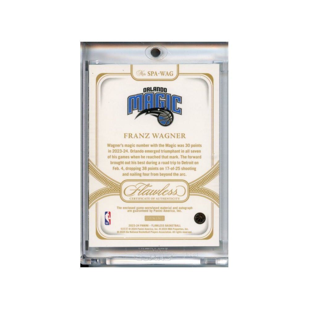 Franz-Wagner-Patch-Auto-/25-2023-Flawless-Rückseite