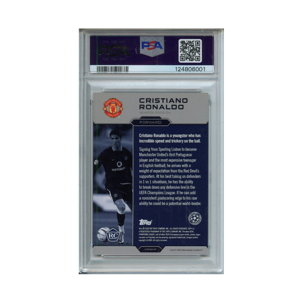 Cristiano-Ronaldo-The-Lost-Rookie-Cards-2020-21-Topps-PSA-10-Rückseite