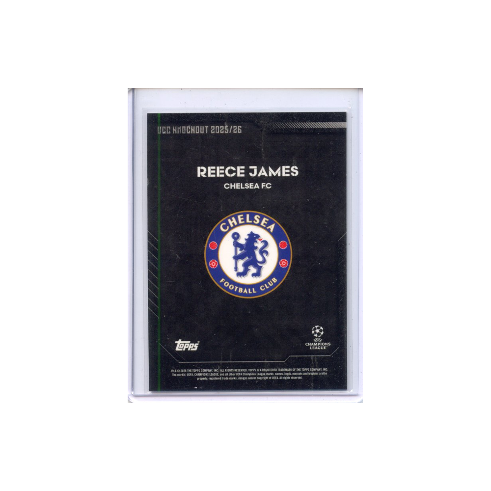 Reece-James-Knockout-/10-2025-Topps-Rückseite