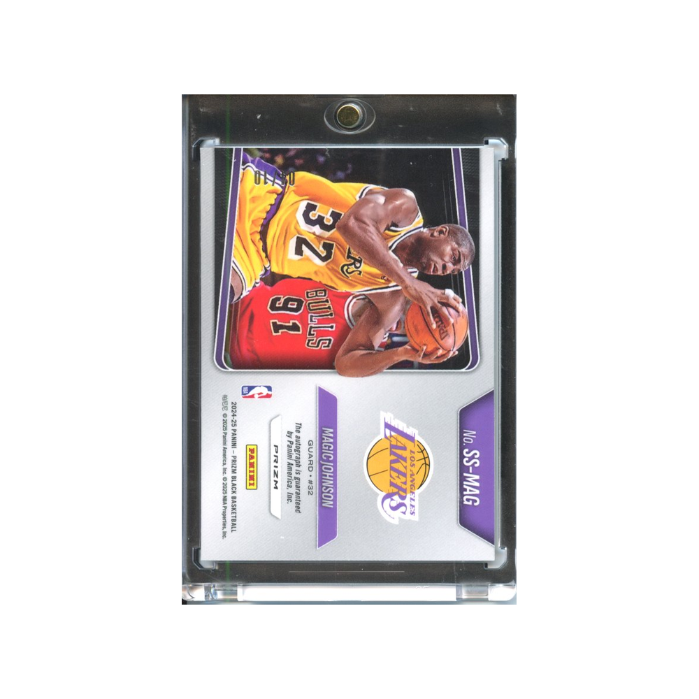 Magic-Johnson-Gold-Sensational-Signatures-2024-Prizm-Black-Rückseite