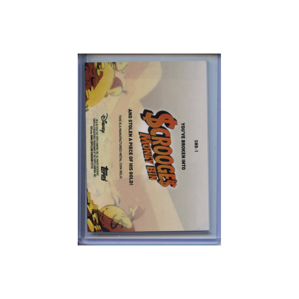 Scrooge's-Money-Bin-Manufactured-Coin-Relic-2025-Topps-Chrome-Disney-Rückseite