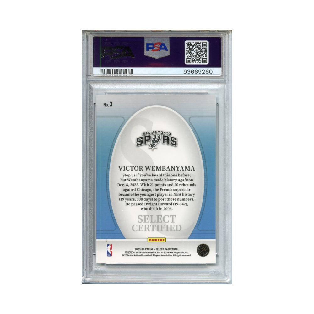 Victor-Wembanyama-Certified-2023-Select-PSA-10-Rückseite