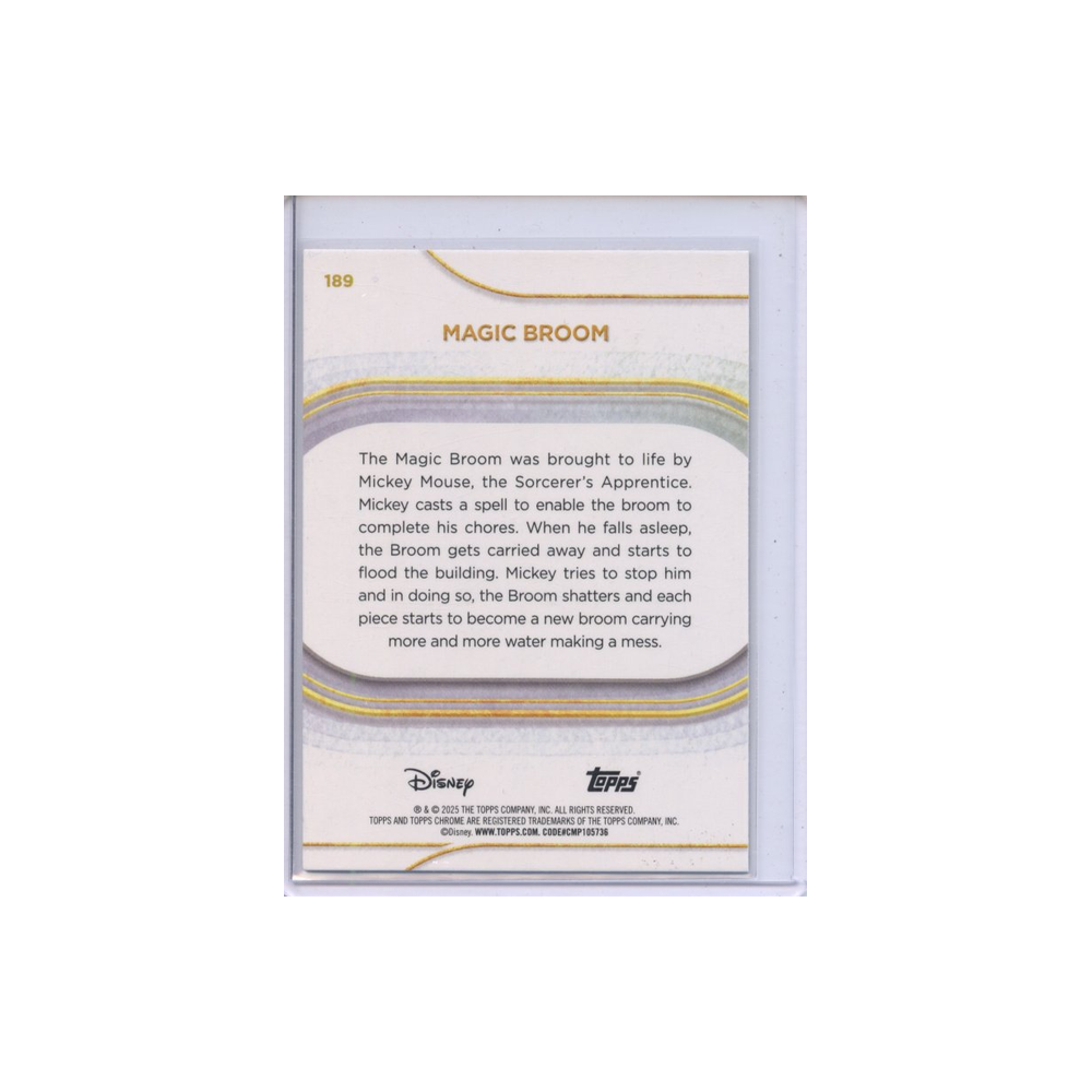Magic-Broom-Yellow-Refractor-/275-2025-Topps-Chrome-Rückseite