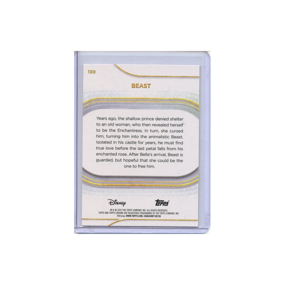 Beast-Pink-Refractor-/250-2025-Topps-Chrome-Rückseite
