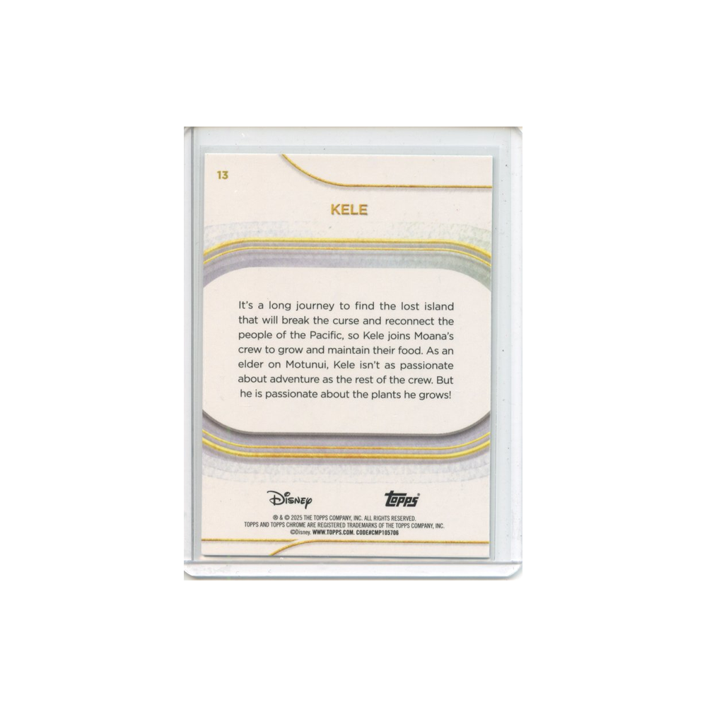 Kele-Aqua-Refractor-/199-2025-Topps-Chrome-Rückseite