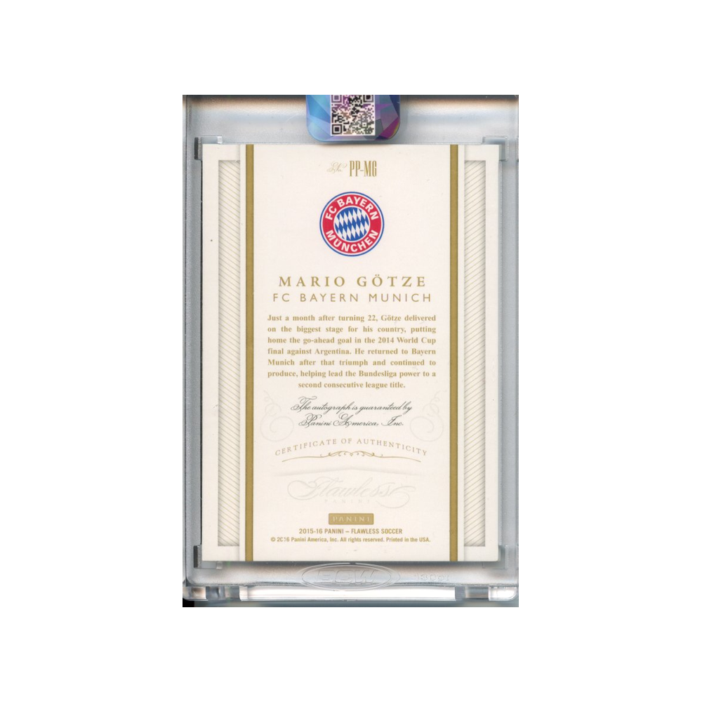 Mario-Götze-Autograph-Pitch-Perfect-/25-2015-Flawless-Rückseite