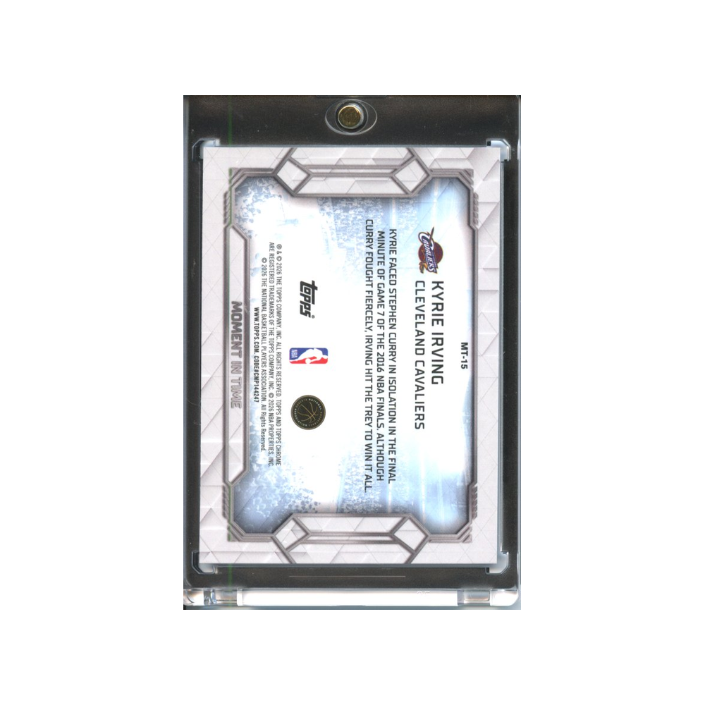 Kyrie-Irving-Blue-Moment-In-Time-/150-2025-Topps-Chrome-Rückseite