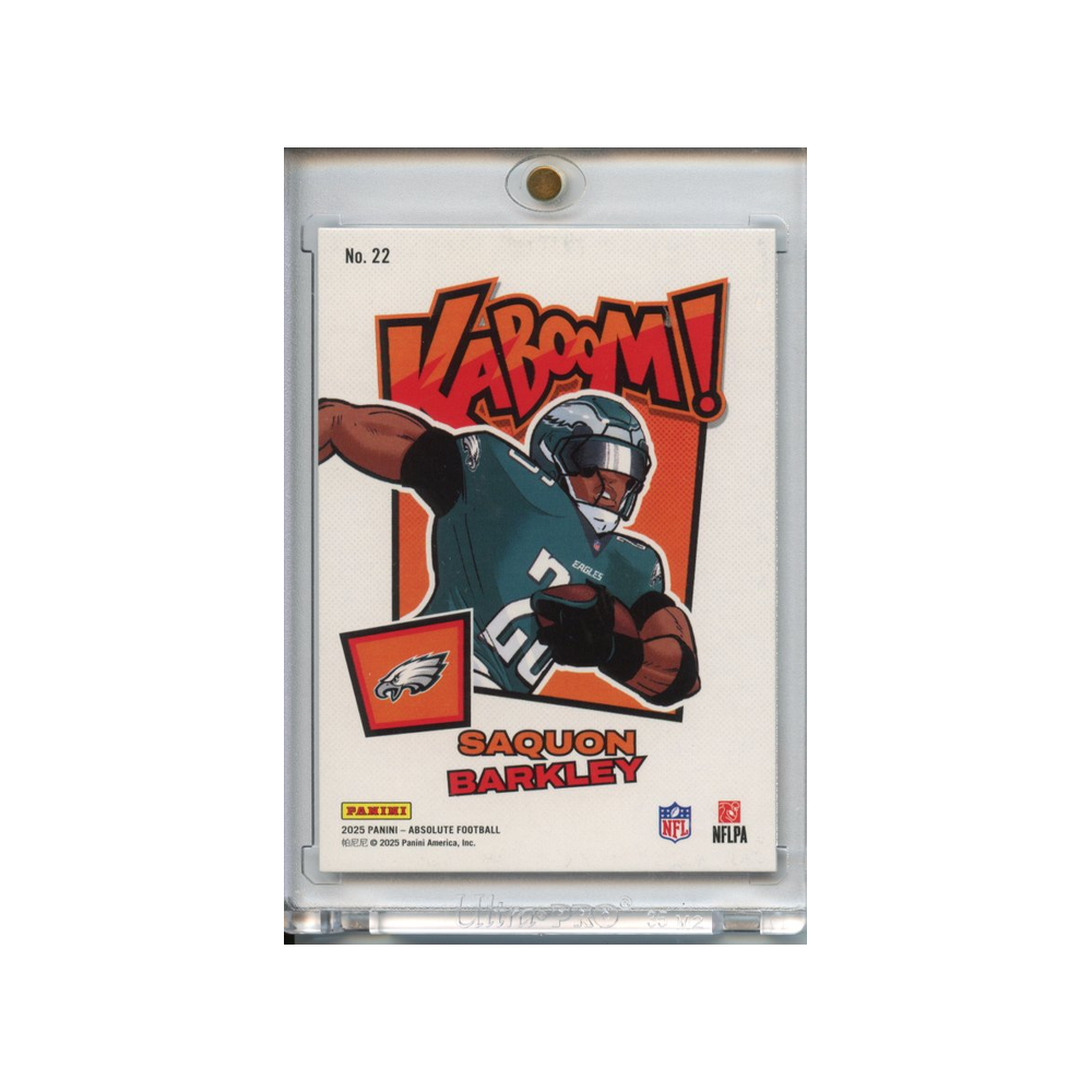 Saquon-Barkley-Kaboom!-2025-Absolute-Rückseite
