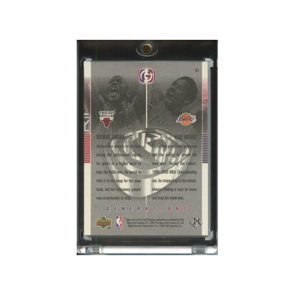 Michael-Jordan/-Kobe-Bryant-2000-01-NBA-Legends-Generations-Upper-Deck-Rückseite
