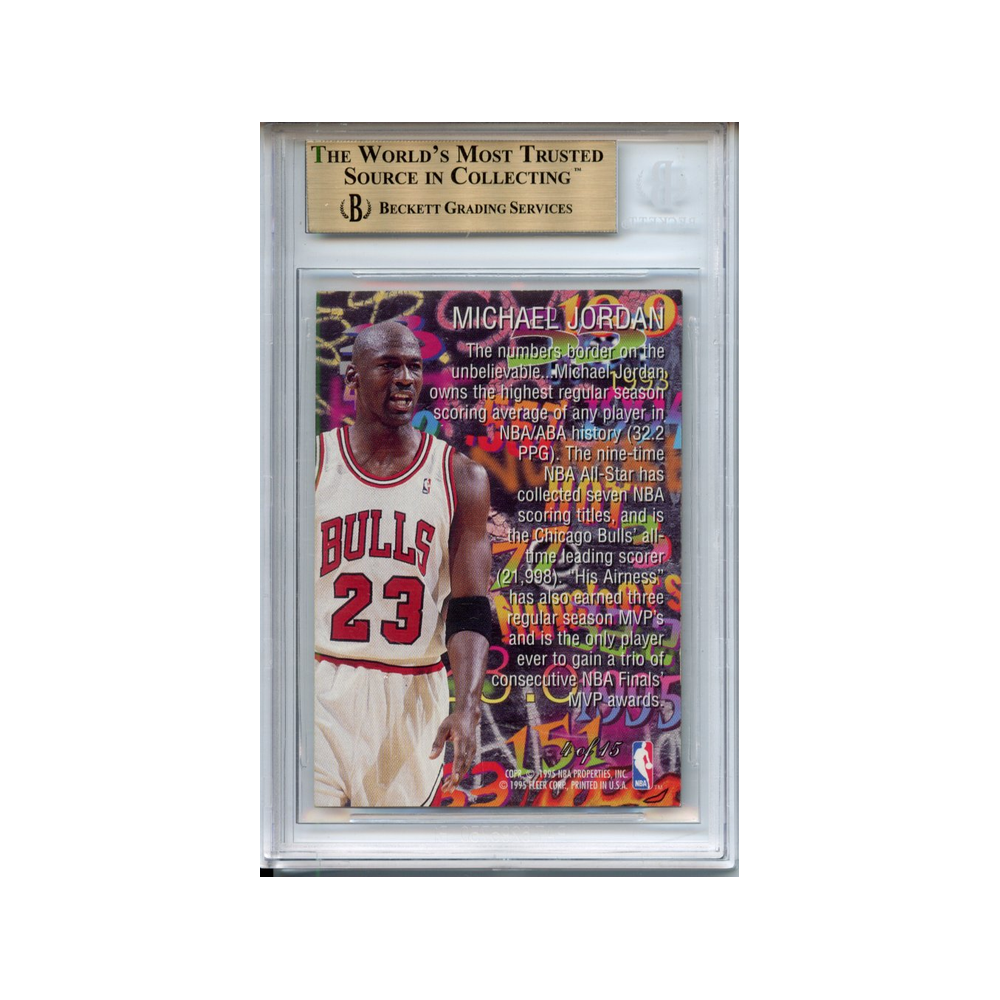 Michael-Jordan-Hot-Numbers-1995-96-Flair-BGS-9.5-Rückseite