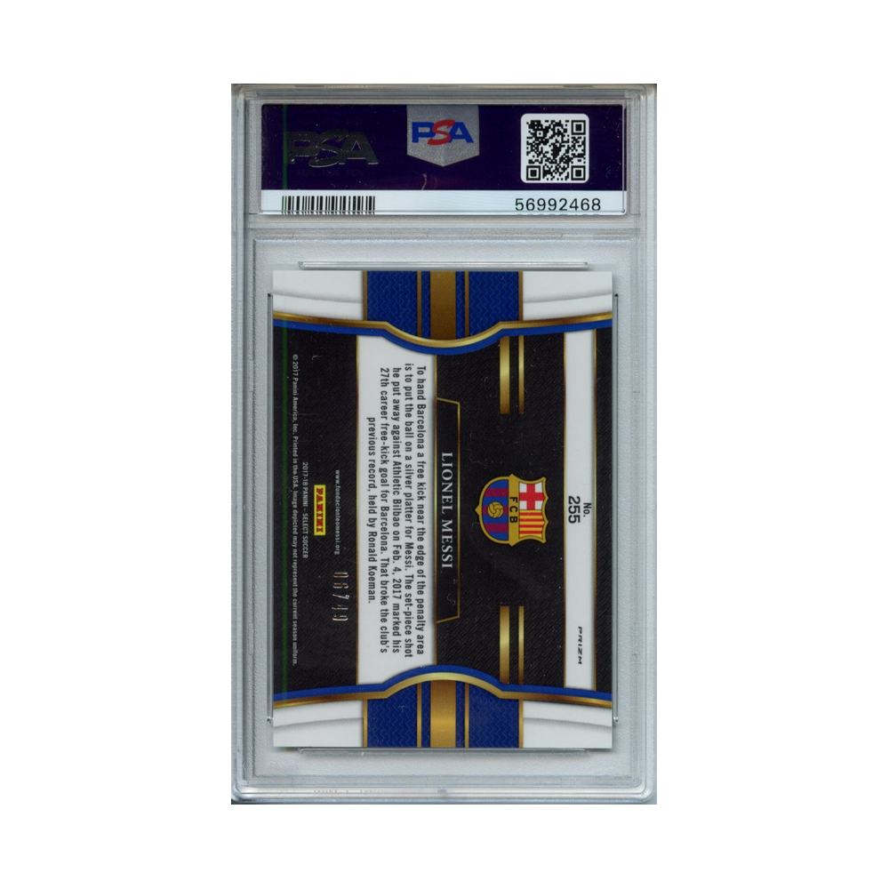 Lionel-Messi-Cooper-2017-Panini-Select-PSA-10-Rückseite