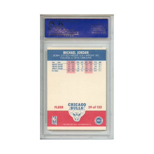 Michael-Jordan-1987-Fleer-PSA-9-Rückseite