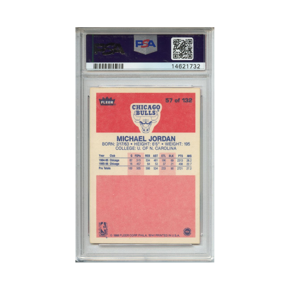 Michael-Jordan-1986-Fleer-PSA-6-Rückseite