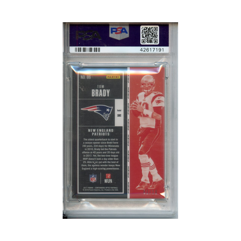 Tom-Brady-Optic-Gold-2017-Panini-Contenders--PSA-10-Rückseite