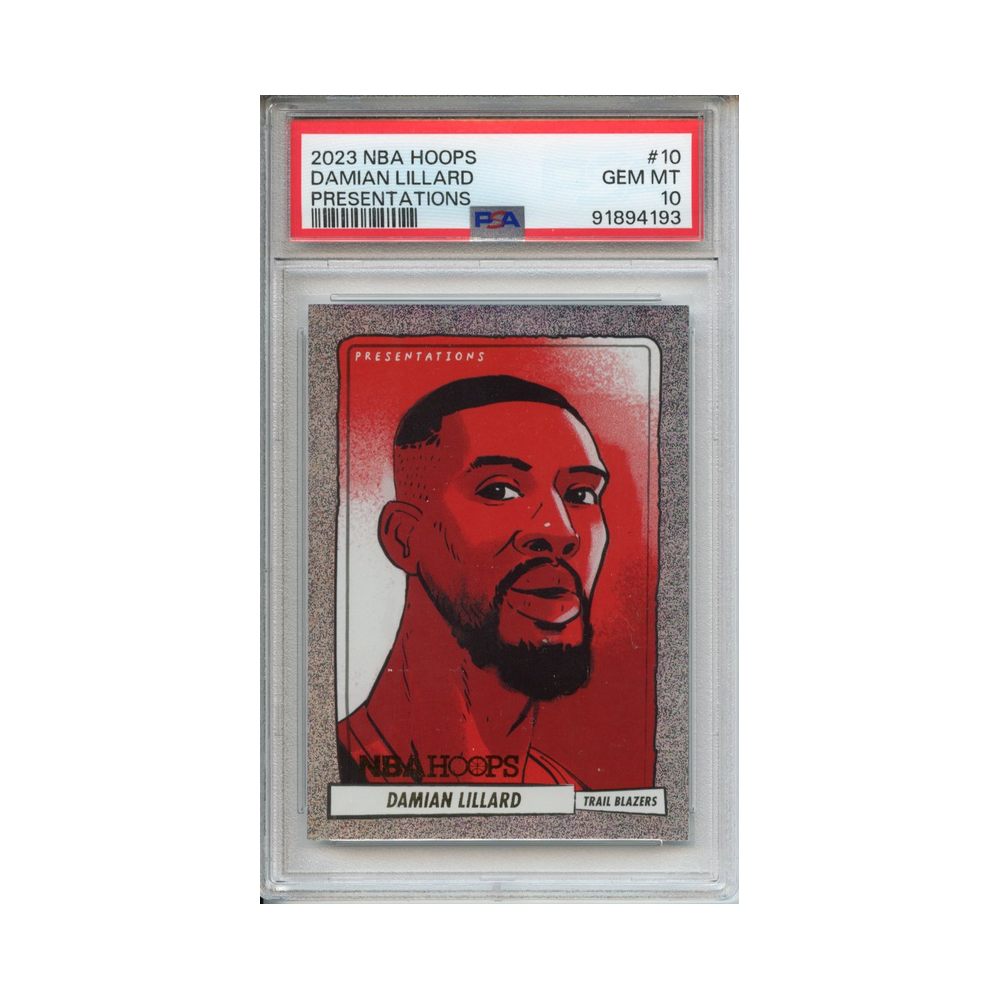 Damian-Lillard-Presentations-2023-NBA-Hoops-PSA-10-Vorderseite