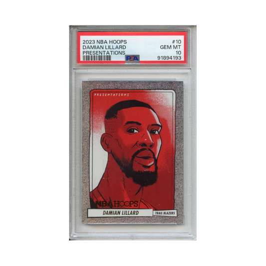 Damian-Lillard-Presentations-2023-NBA-Hoops-PSA-10-Vorderseite