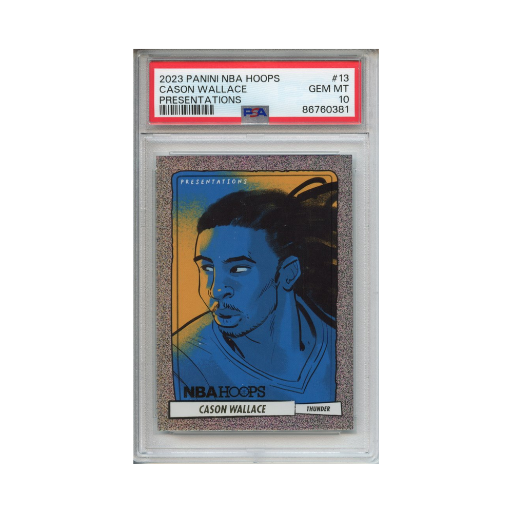 Cason-Wallace-Presentations-2023-NBA-Hoops-PSA-10-Vorderseite