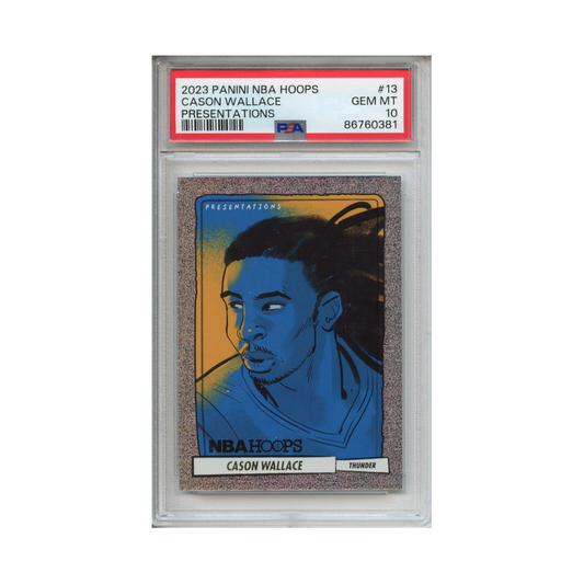 Cason-Wallace-Presentations-2023-NBA-Hoops-PSA-10-Vorderseite