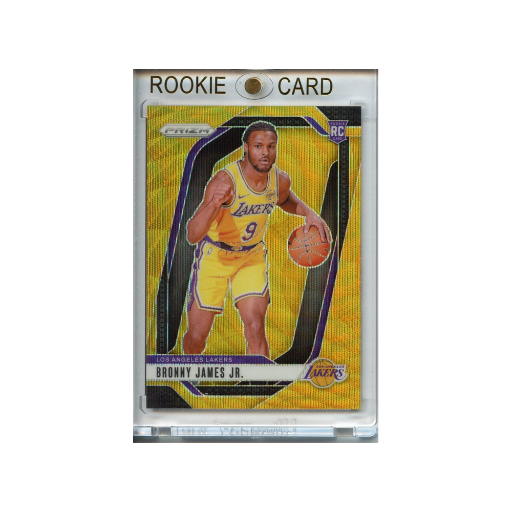 Bronny-James-Jr.-Gold-Wave-/10-2024-Prizm-Vorderseite