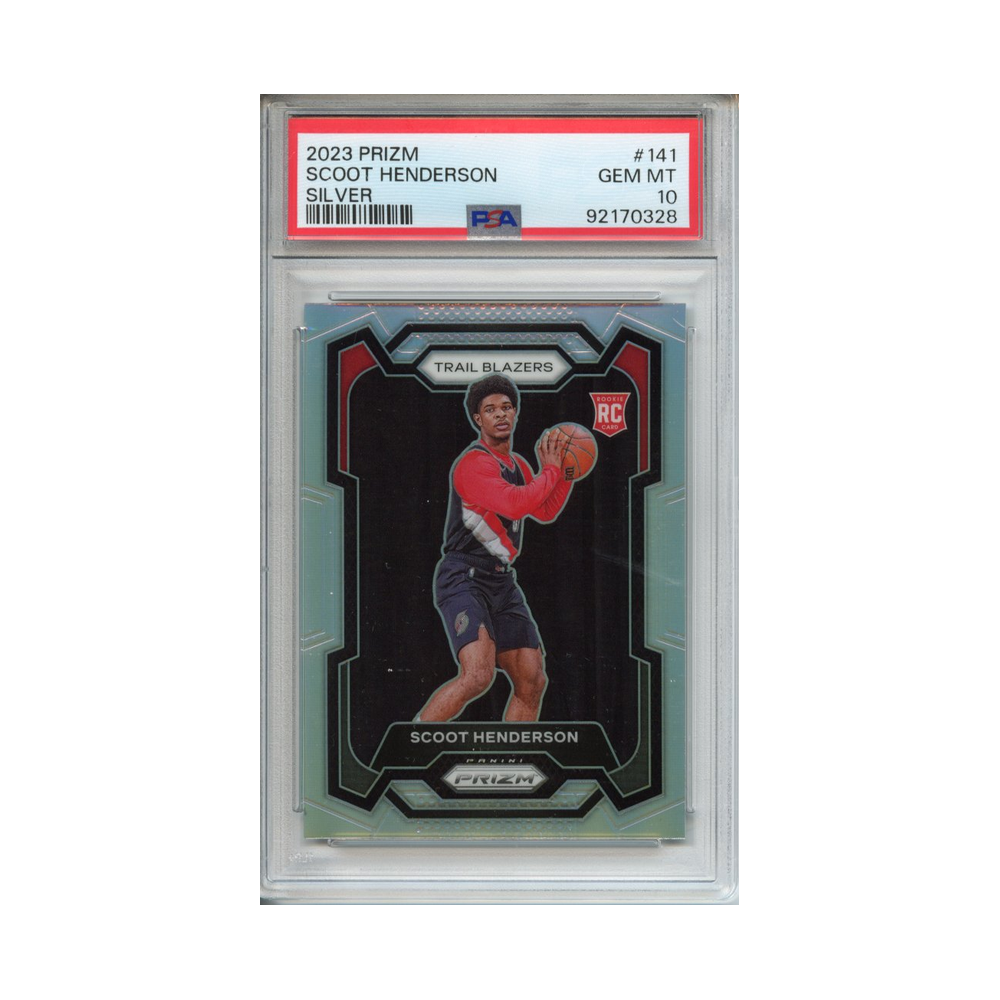 Scoot-Henderson-Silver-2023-Prizm-PSA-10-Vorderseite
