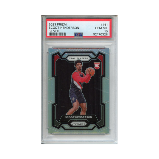 Scoot-Henderson-Silver-2023-Prizm-PSA-10-Vorderseite