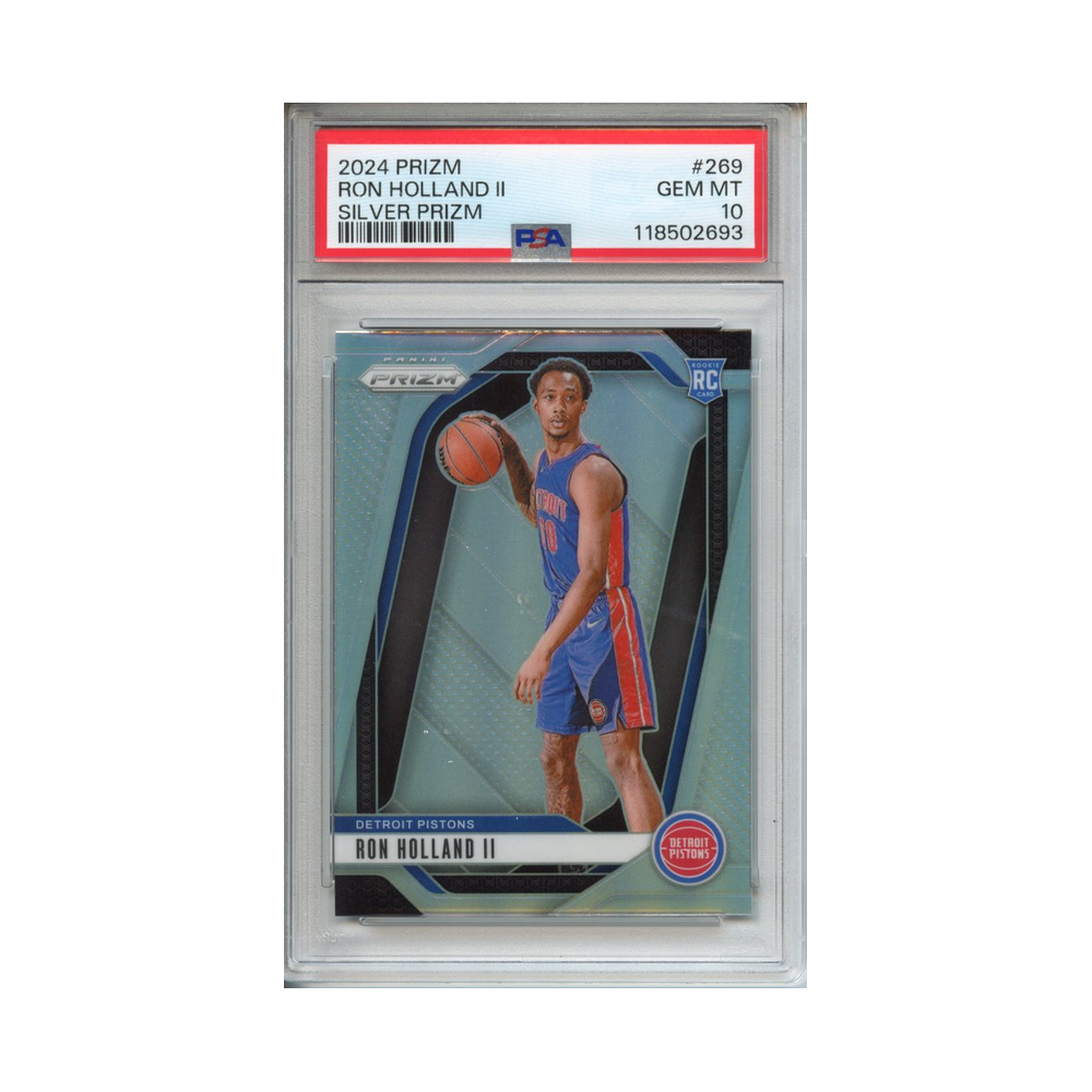 Ron-Holland-II-Silver-Prizm-2024-Prizm-PSA-10-Vorderseite