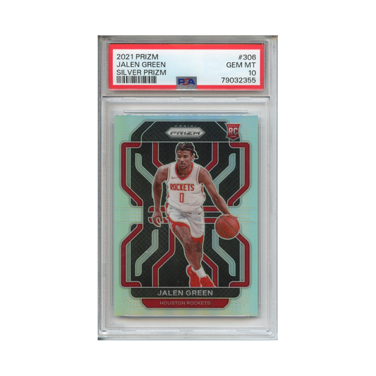 Jalen-Green-Silver-Prizm-2021-Prizm-PSA-10-Vorderseite