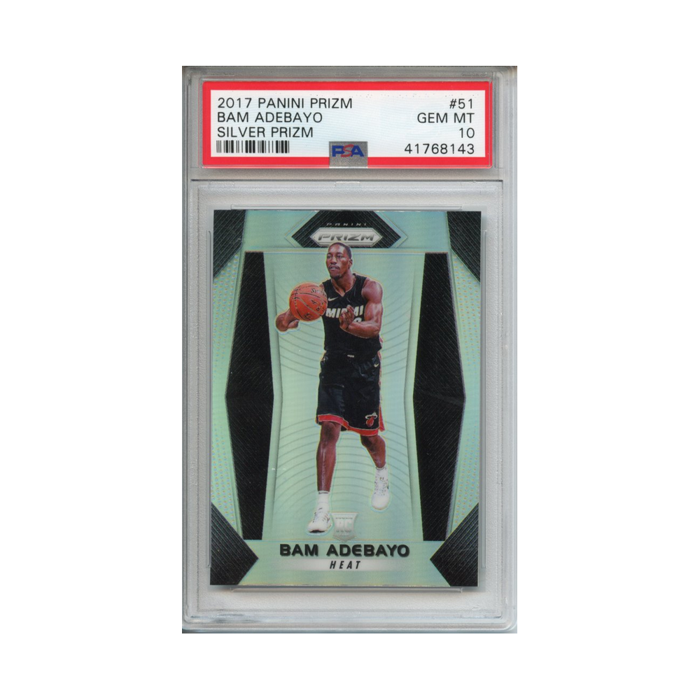 Bam-Adebayo-Silver-Prizm-2017-Panini-Prizm-PSA-10-Vorderseite
