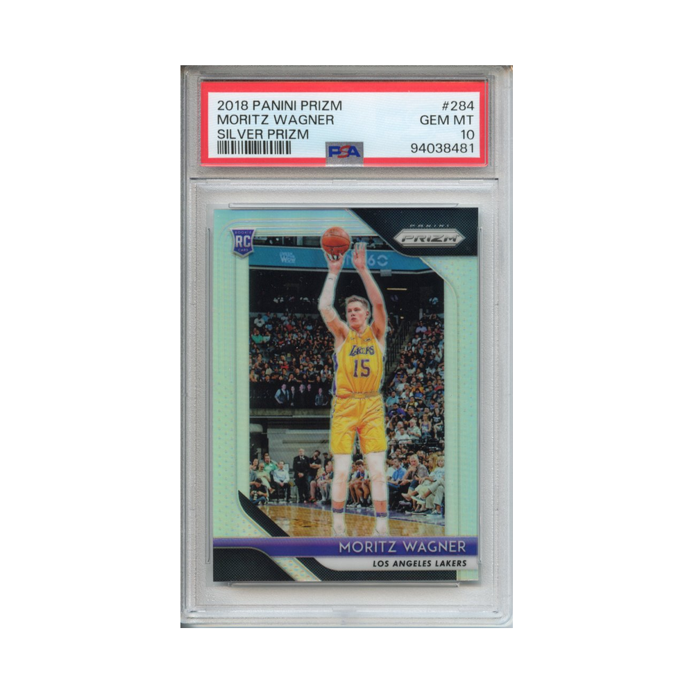 Moritz-Wagner-Silver-Prizm-2018-Panini-Prizm-PSA-10-Vorderseite