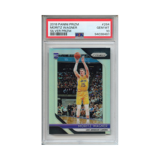 Moritz-Wagner-Silver-Prizm-2018-Panini-Prizm-PSA-10-Vorderseite