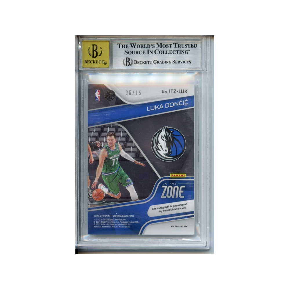 Luka-Doncic-In-the-Zone-Autographs-Meta-2020-21-Panini-Spectra-BGS-8.5/Auto-10-Rückseite
