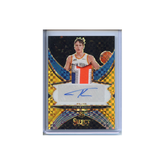 Tyler-Kolek-Patch-Auto-Gold-/10-2024-Select-Vorderseite