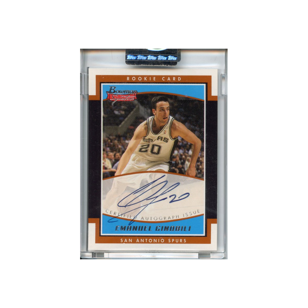 Emanuel-Ginobili-Auto-/999-2002-Bowman-Signature-Vorderseite