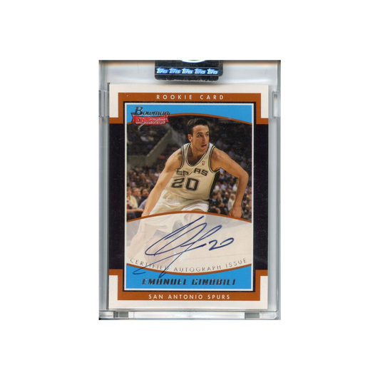 Emanuel-Ginobili-Auto-/999-2002-Bowman-Signature-Vorderseite