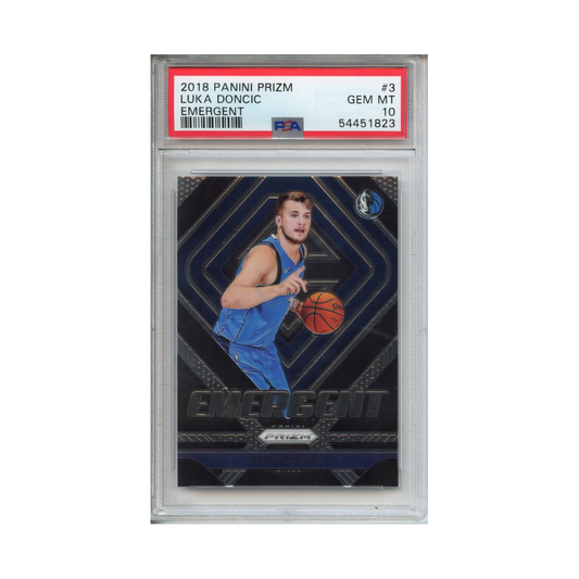 Luka-Doncic-Emergent-2018-Panini-Prizm-PSA-10-Vorderseite