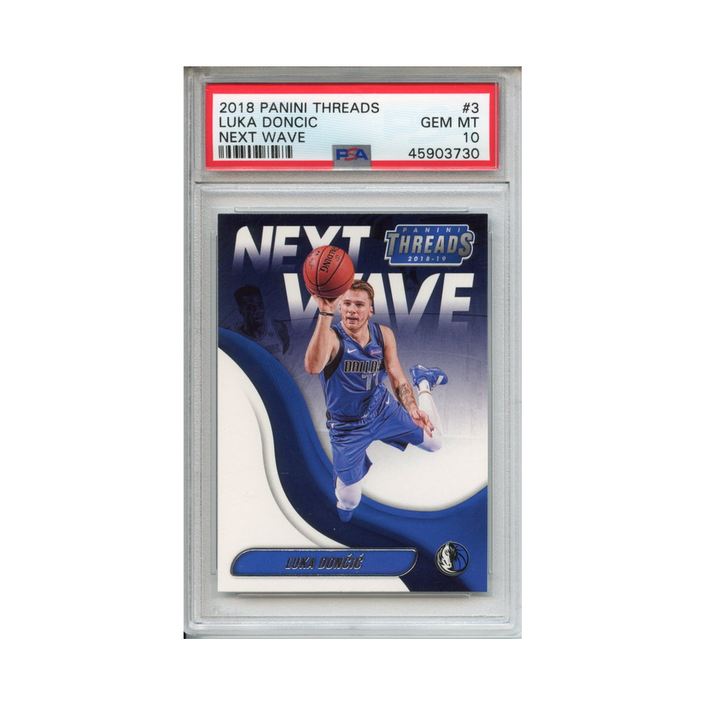 Luka-Doncic-Next-Wave-2018-Panini-Threads-PSA-10-Vorderseite