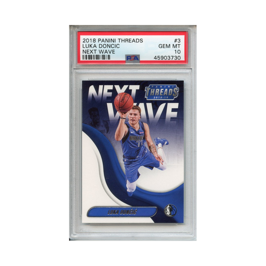 Luka-Doncic-Next-Wave-2018-Panini-Threads-PSA-10-Vorderseite