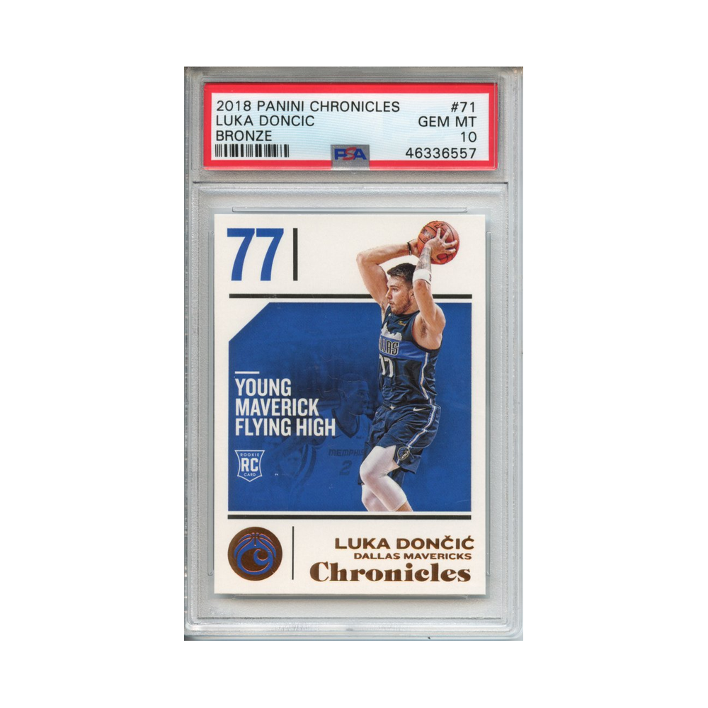 Luka-Doncic-Bronze-2018-Panini-Chronicles-PSA-10-Vorderseite