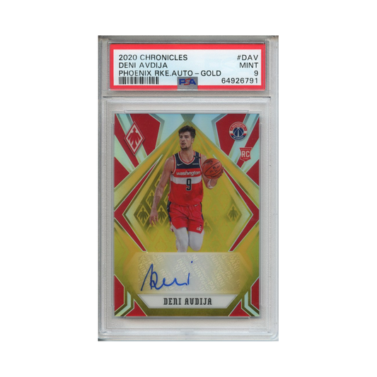 Deni-Avdija-Phoenix-Rookie-Auto-Gold-2020-Chronicles-PSA-9-Vorderseite
