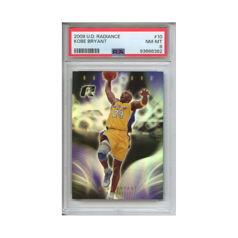 Kobe-Bryant-2008-Upper-Deck-Radiance-PSA-8-Vorderseite