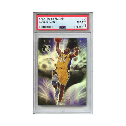 Kobe-Bryant-2008-Upper-Deck-Radiance-PSA-8-Vorderseite