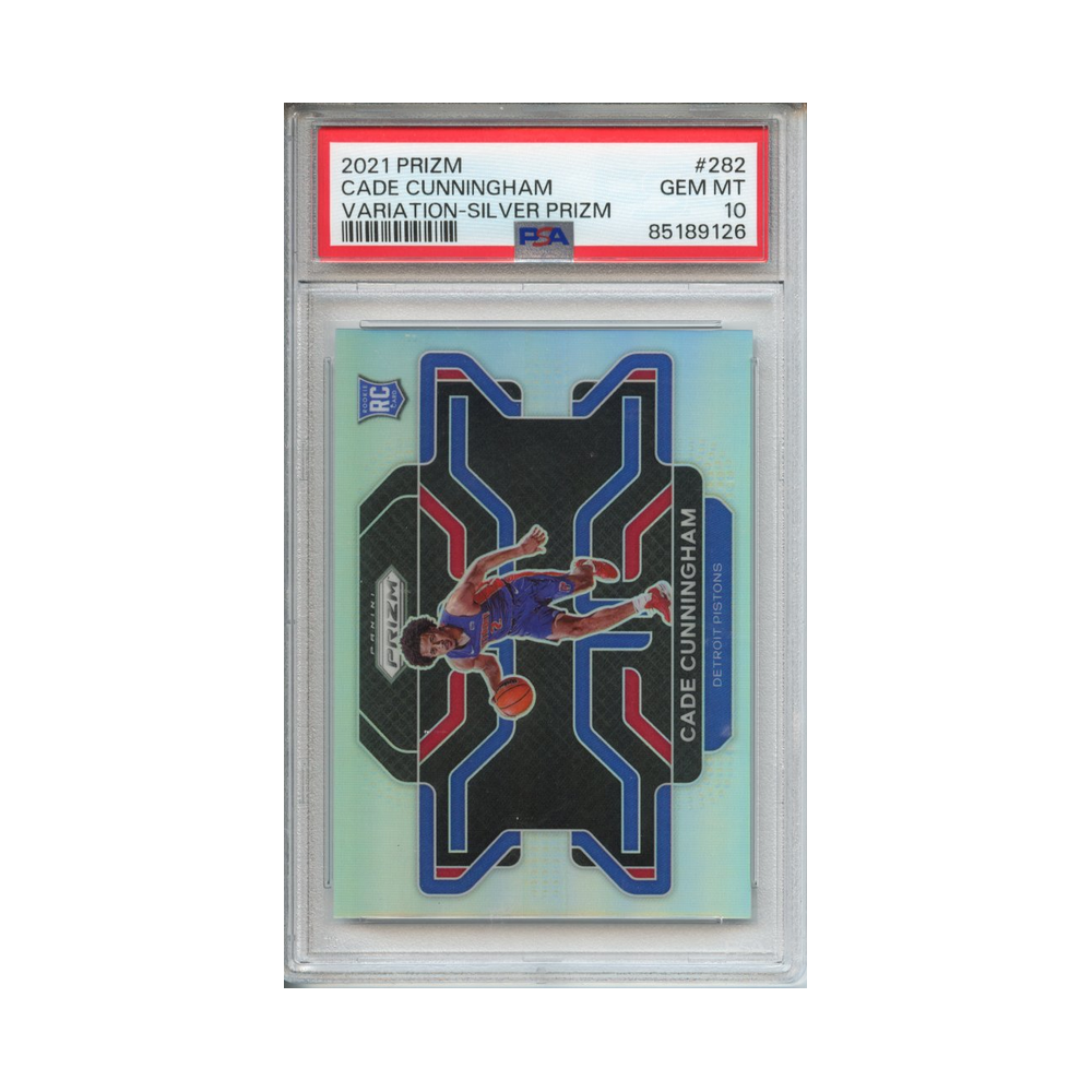 Cade-Cunningham-Variation-Silver-Prizm-2021-Prizm-PSA-10-Vorderseite