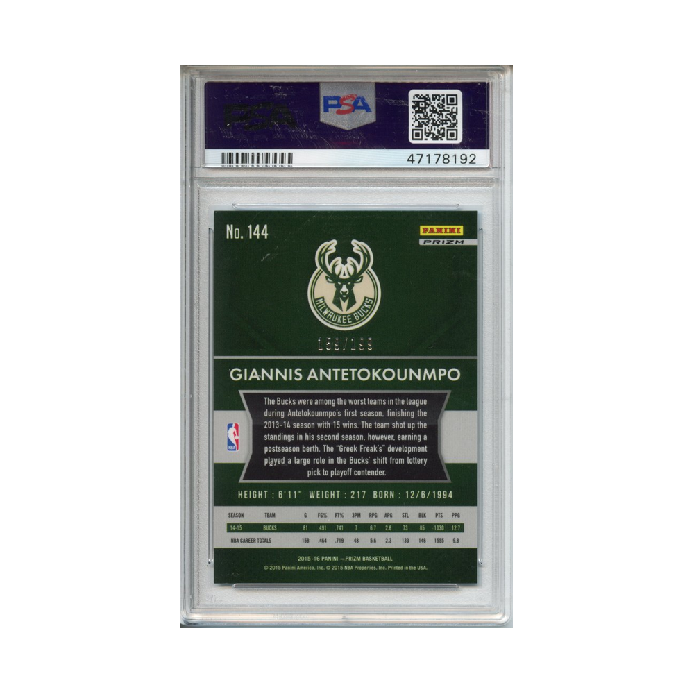 Giannis-Antetokounmpo-Light-Blue-Prizm-2015-Panini-Prizm-PSA-10-Rückseite