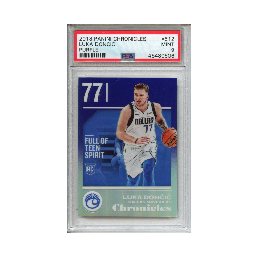 Luka-Doncic-Purple--2018-Panini-Chronicles-PSA-9-Vorderseite